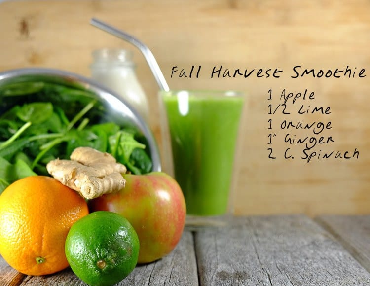 fall green smoothie