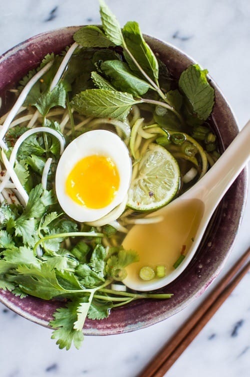 Vegetarian Pho With Zoodles