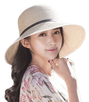 womens straw sun hat