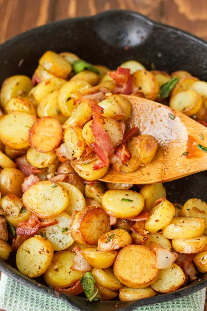 Pan-fried fingerling potato recipe