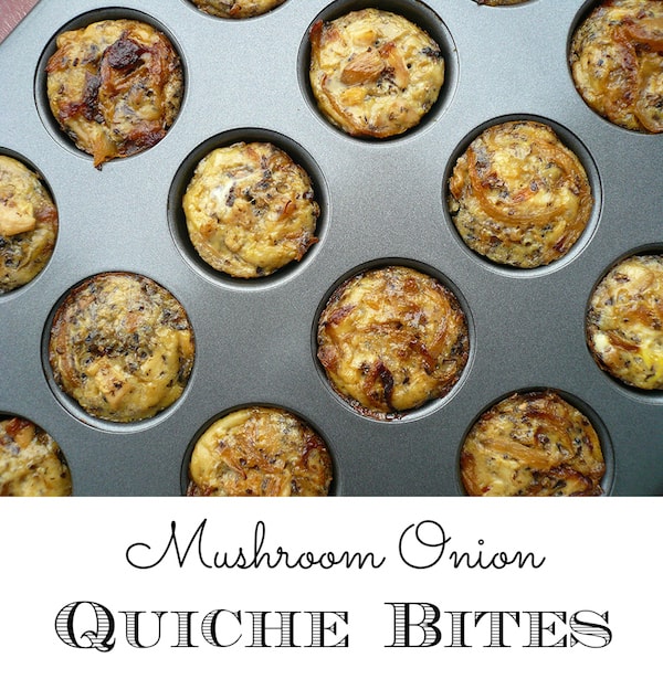 whole30 mushroom quiche bites