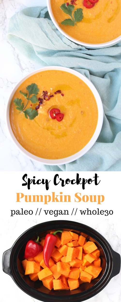 Spicy Crockpot Pumpkin Soup