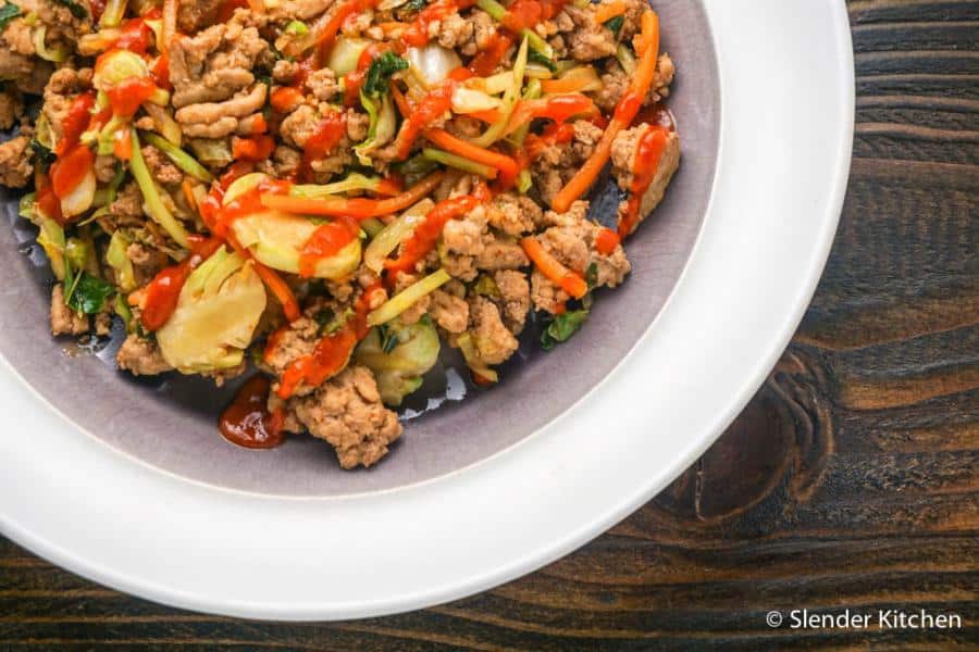 Whole 30 Asian Ground Turkey Stir Fry