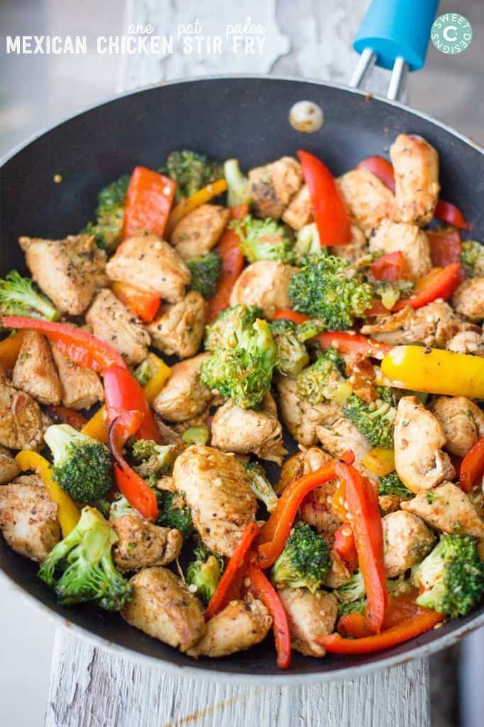 Whole 30 Mexican Chicken Stir Fry