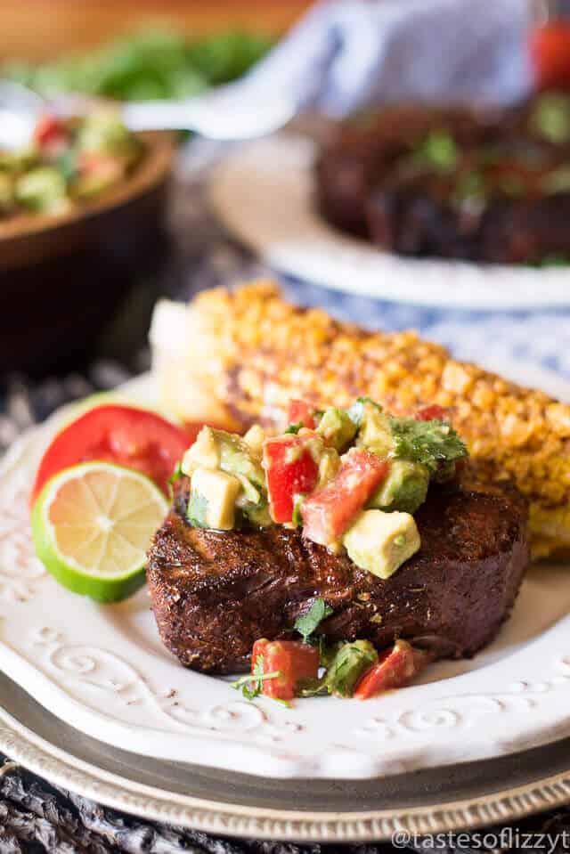 Whole 30 Mexican Steak with Avocado Salsa