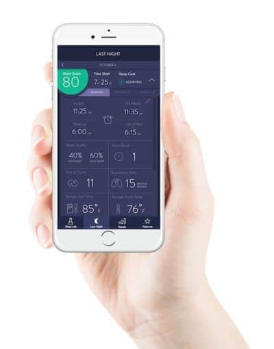 eight smart mattress sleep tracking app