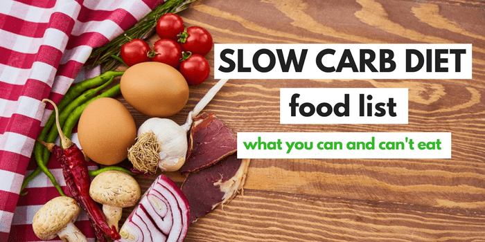 Slow-Carb Diet Food What You Can & Can't Eat!