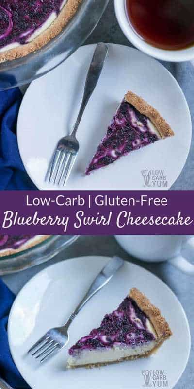 low-carb-blueberry-swirl-cheesecake