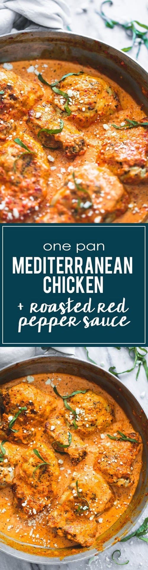 one-pan-mediterranean-chicken-roasted-red-pepper-sauce