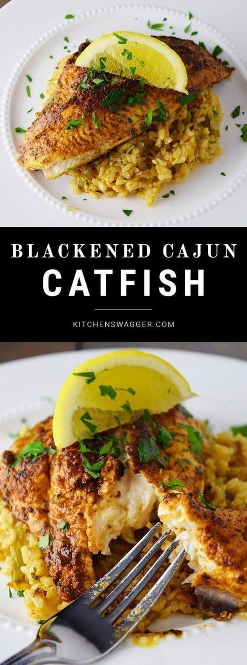 blackened-catfish-over-cajun-rice-recipe