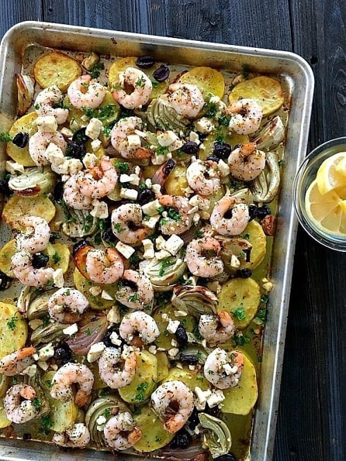 mediterranean-one-pan-shrimp-dinner
