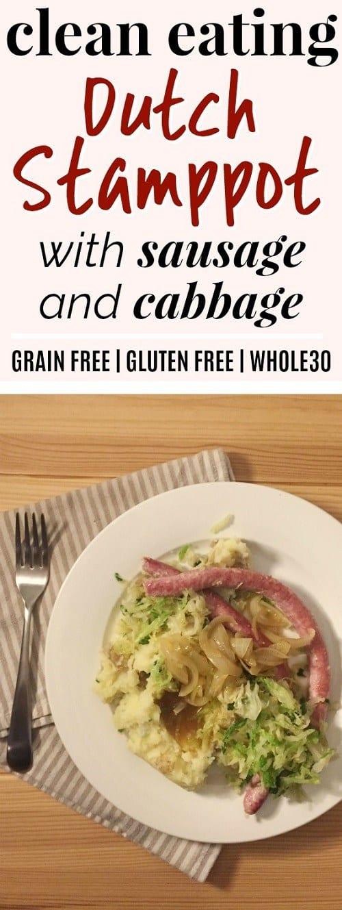whole30-dutch-stamppot-cabbage-sausage