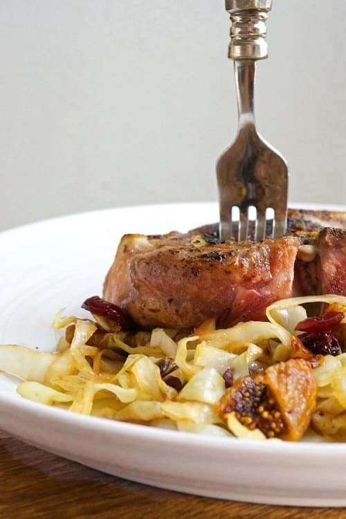 whole30-spiced-lamb-with-caramelized-cabbage-figs-cranberries