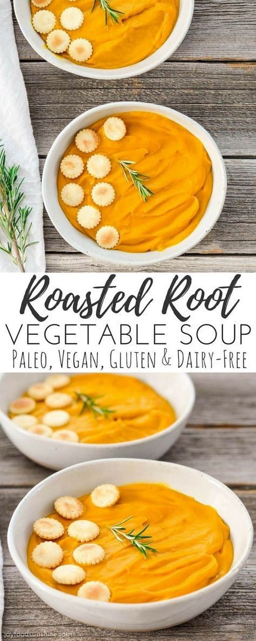 Whole30 Roasted Root Vegetable Soup