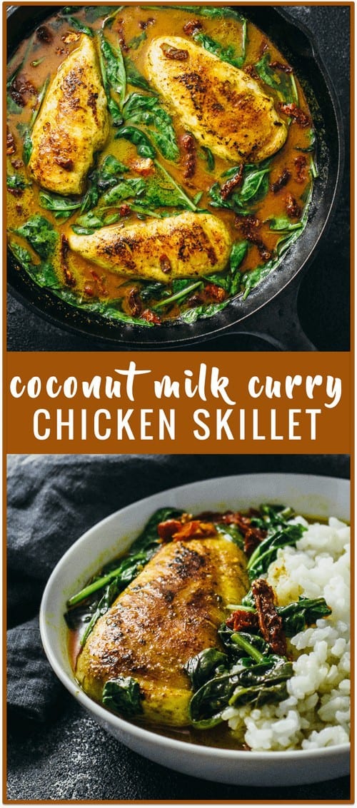 chicken-skillet-coconut-milk-curry