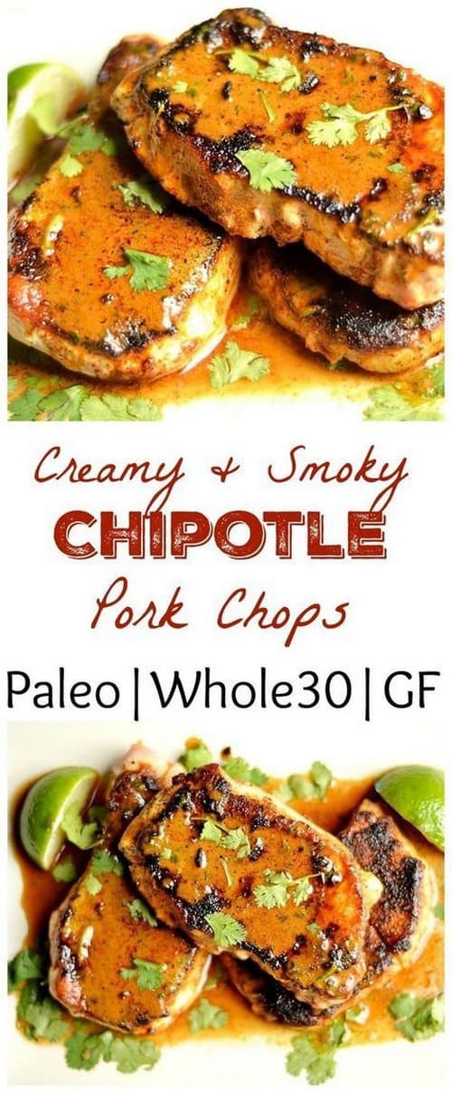  Whole30 Creamy Smoky Chipotle Pork Chops