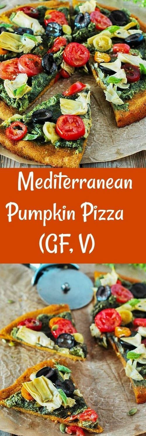 Mediterranean Pumpkin Pizza