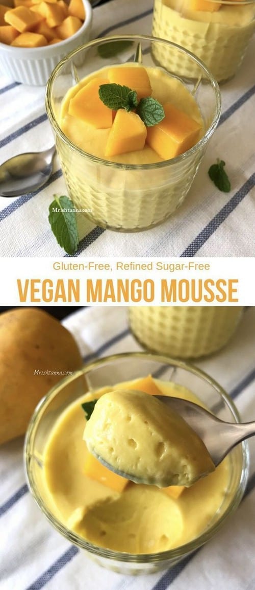 Mediterranean Vegan Mango Mousse