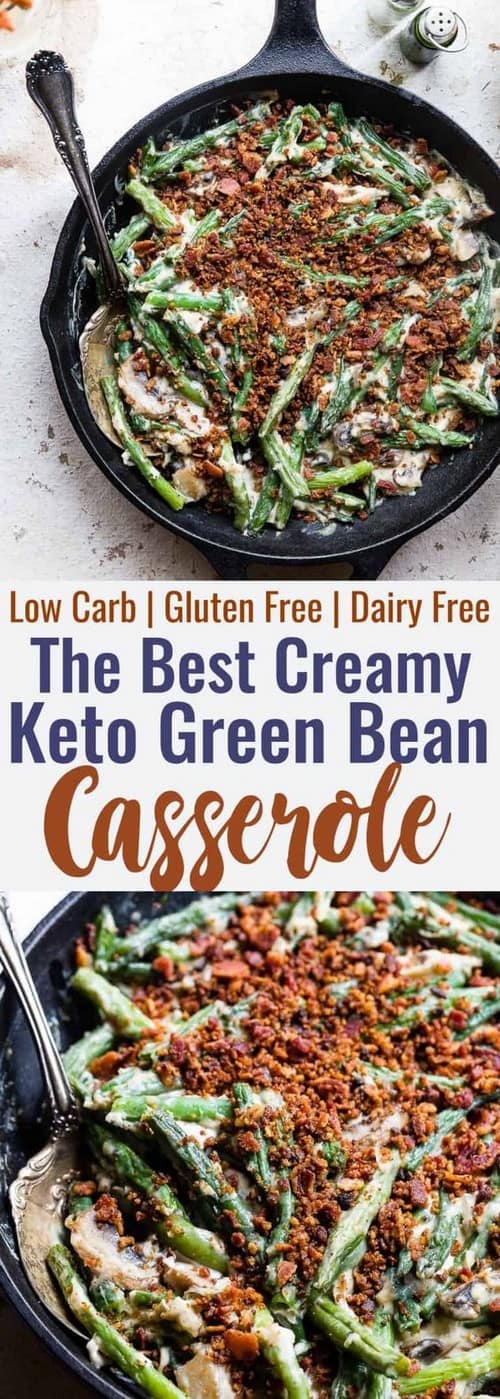 Low Carb Keto Green Bean Casserole