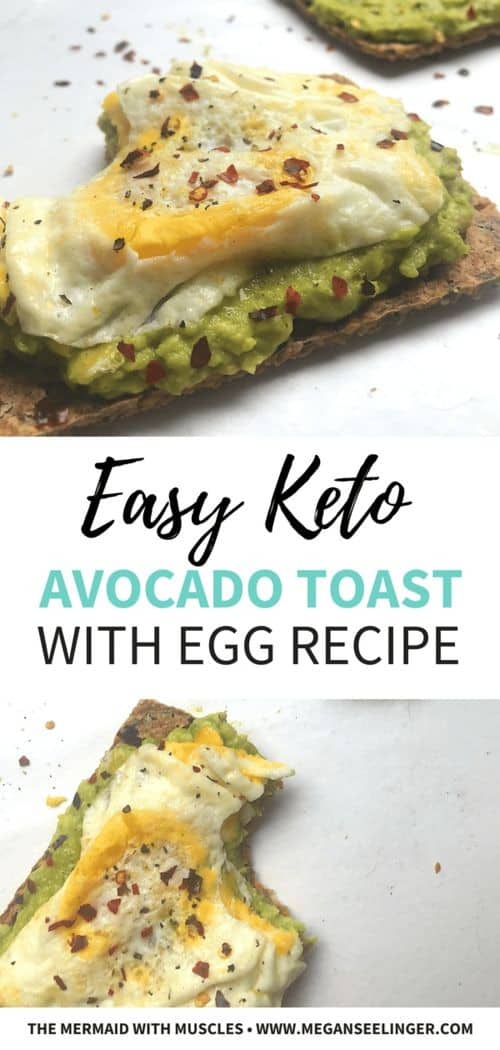 Keto Avocado Toast with Egg