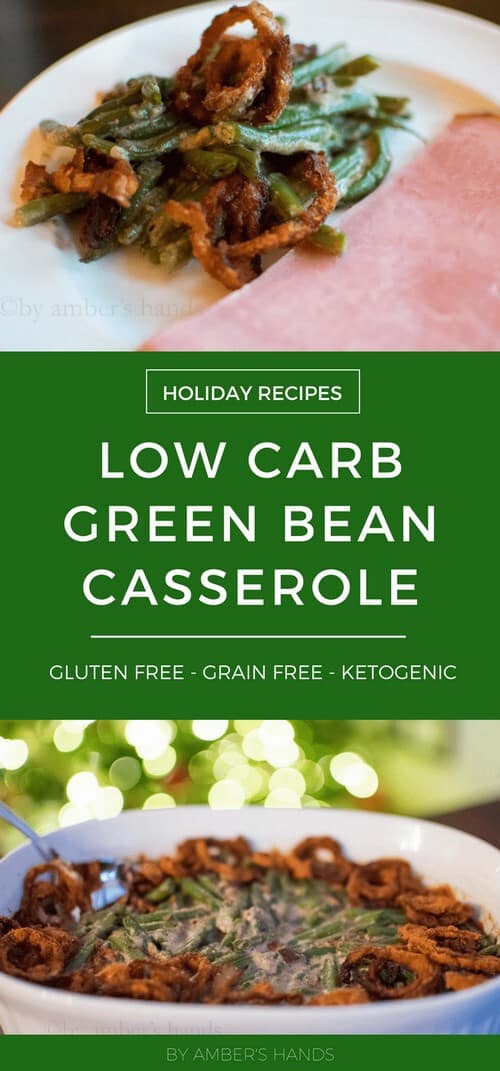 Keto Low Carb Green Bean Casserole