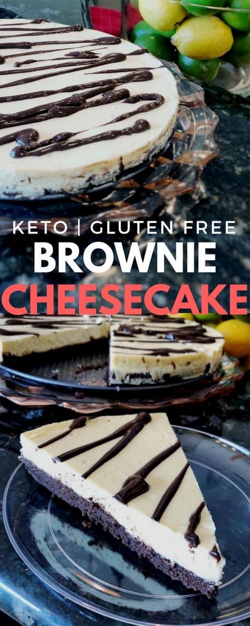 Keto Brownie Cheesecake