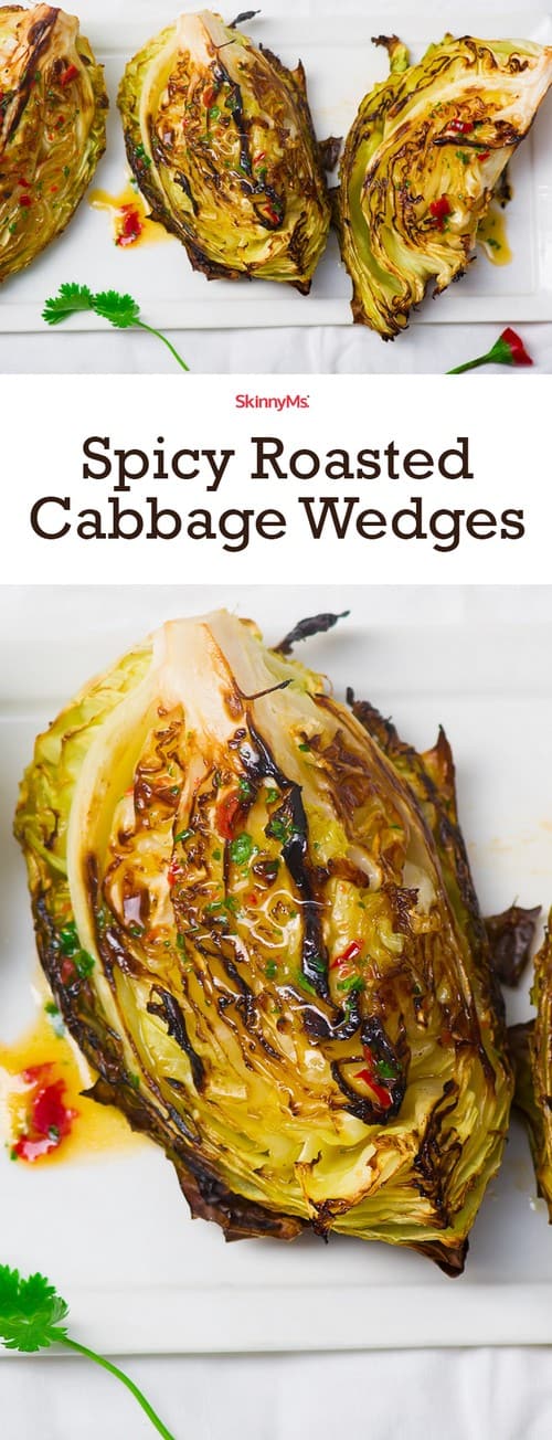 Keto Spicy Roasted Cabbage Wedges