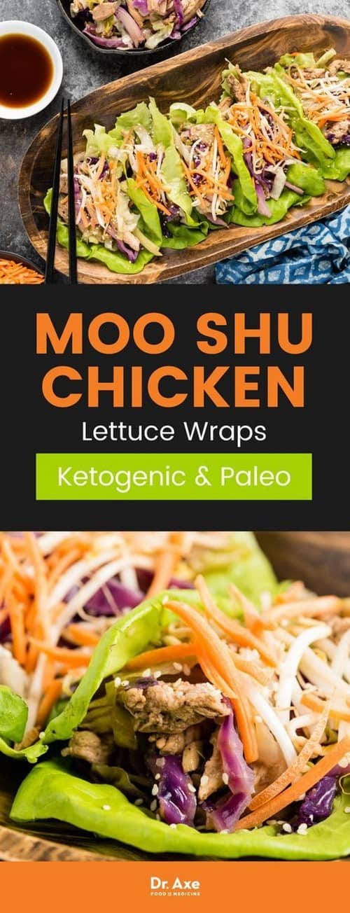 Keto Moo Shu Chicken Lettuce Wraps