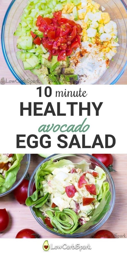 Creamy Healthy Keto Egg Salad 