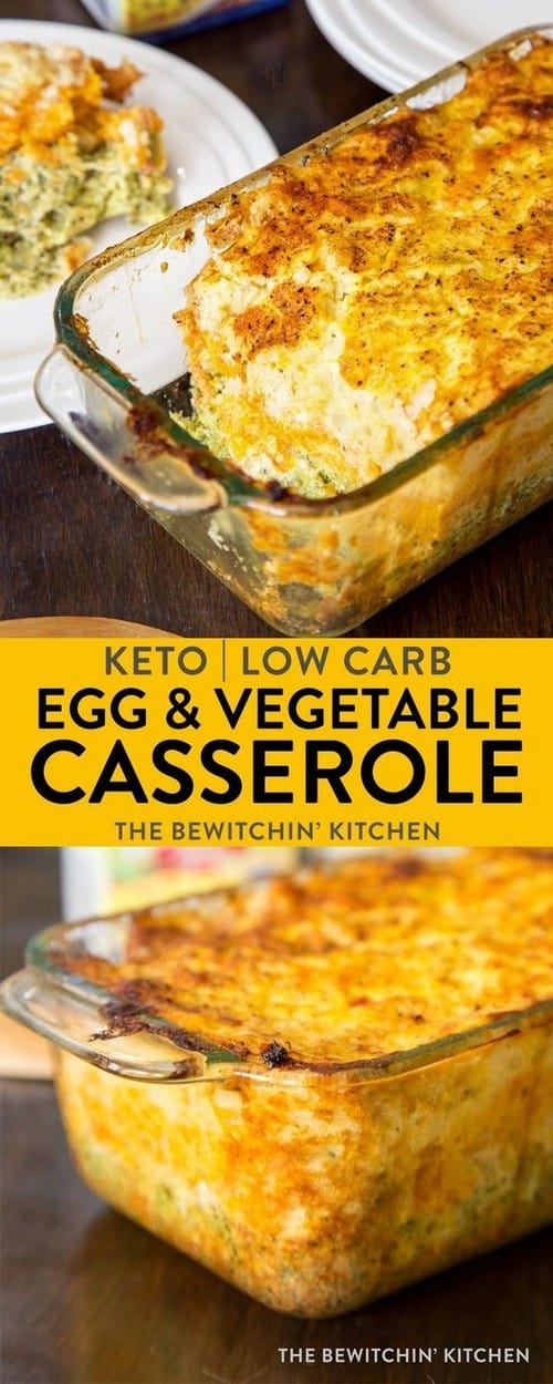 Keto Egg Vegetable Casserole