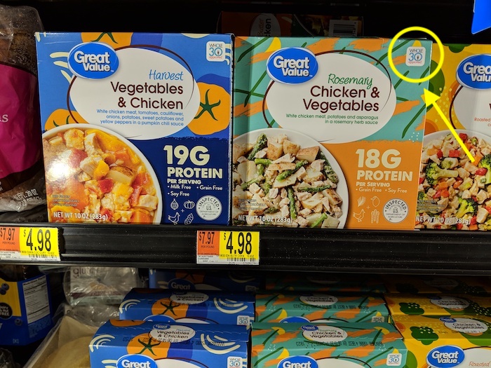 walmart great value whole30 meals