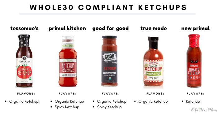whole30 compliant ketchups